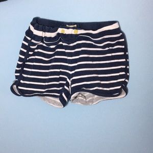 Boden Striped Cotton Shorts.